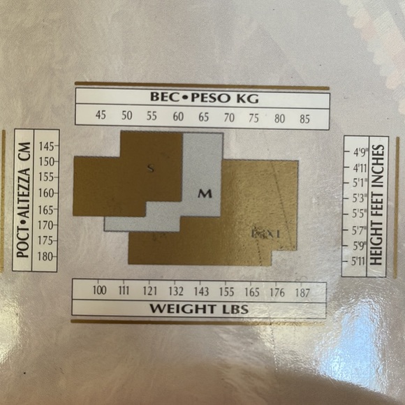 Black with Texture Pattern Microfiber Tights Large - Picture 2 of 3